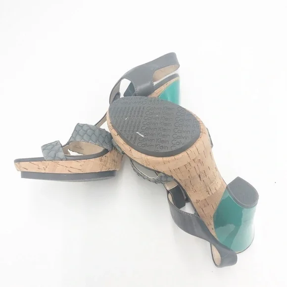 New Calvin Klein Bea T heels 8.5 - Picture 3 of 6